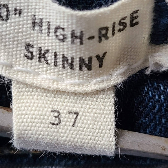 MADEWELL 10" High Rise Skinny Hayes Wash F4684‎ Stretch Jeans Women's 37 - Picture 13 of 15